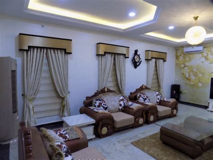 Sitting room decoration in Nigeria