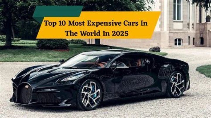 Top 10 most expensive cars in the world 2019