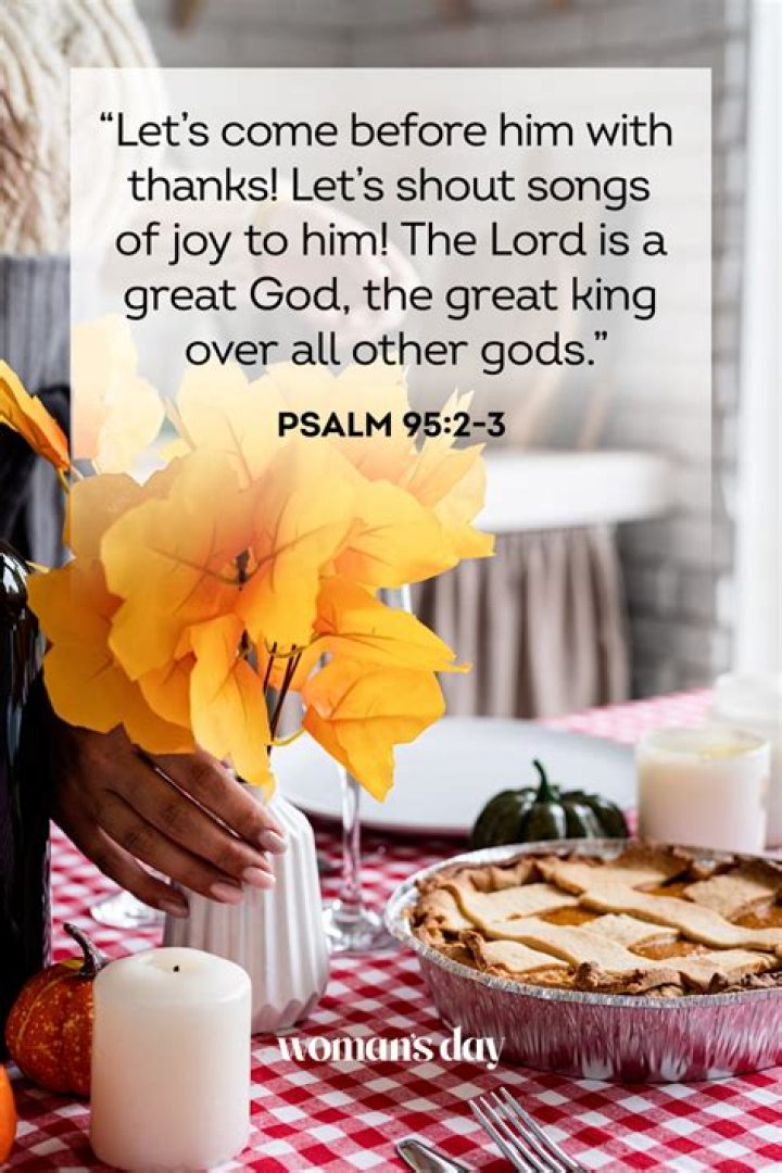 Top 15 Bible verses on thanksgiving