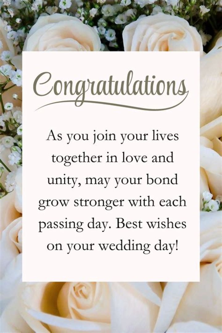 Great wedding card messages to impress the newlyweds