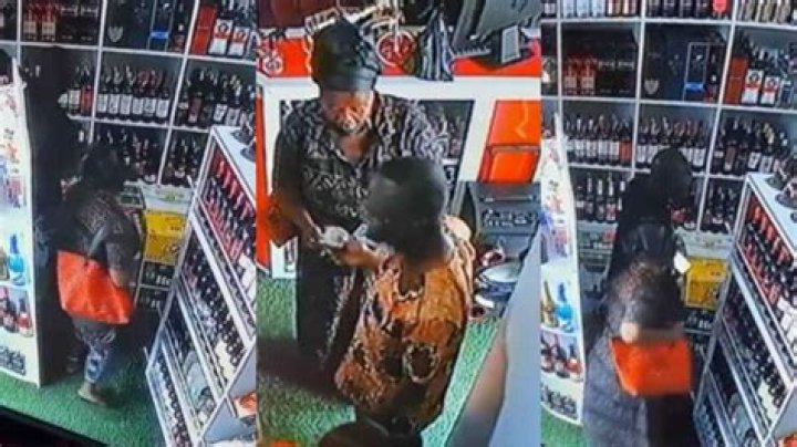 CCTV captures mother and son stealing from a wine shop, video goes viral
