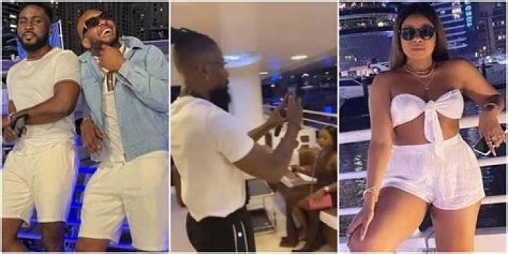 It’s Jackie B and Michael for Me: Reactions As BBNaija Stars Take Over Dubai in All-White Party