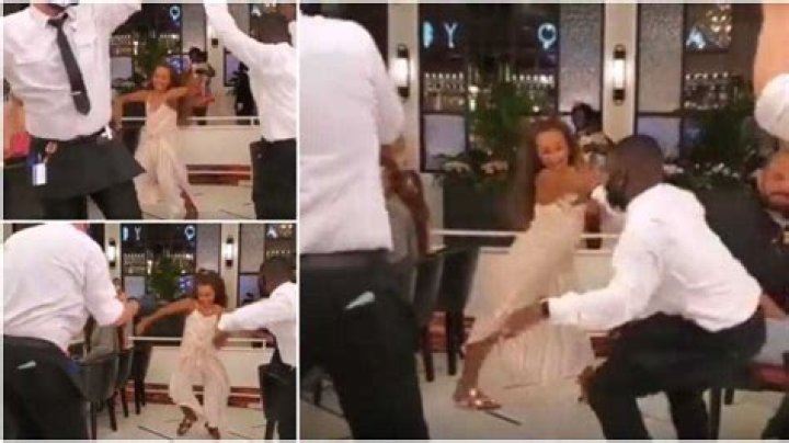 Little Girl Dances in Restaurant with Intense Energy, Waiters Leave Their Jobs & Joined Her, Video Goes Viral