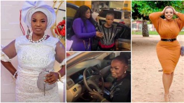 Emotional Moment Actress Georgina Ibeh Surprised Mum With a Car, Makes Her Cry in Touching Video