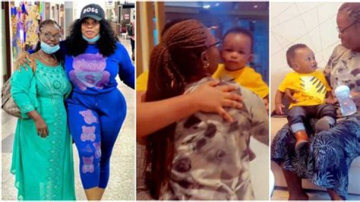 “She Has Never Met Her First Grandson”: Georgina Ibeh Flies Mum to Dubai, Emotional Videos Move Fans to Tears