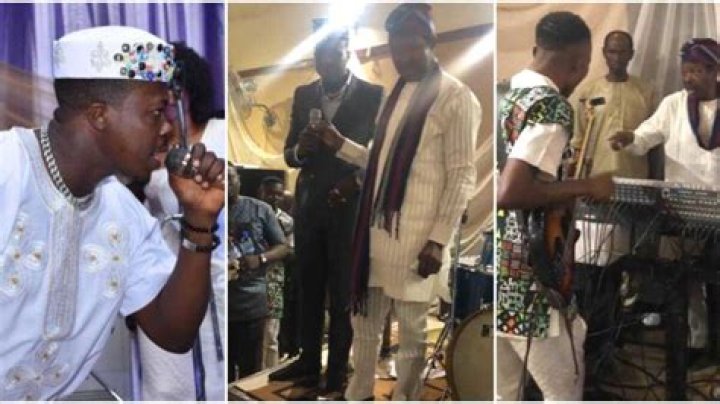 “A Child Who Acts Like His Dad”: Powerful Moment King Sunny Ade Handed Over to His Son Emperor on Stage