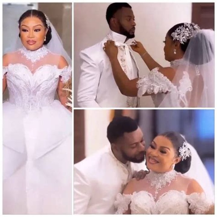 “Ble Ble Is Taken”: Photos, Videos From Actress Nkiru Sylvanus’ White Wedding, Nollywood Celebs Storm Event
