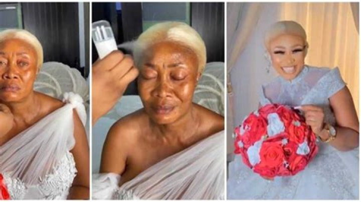Woman's Amazing Makeup Transformation on Wedding Day Leaves Many in Doubt: "Na Lie"