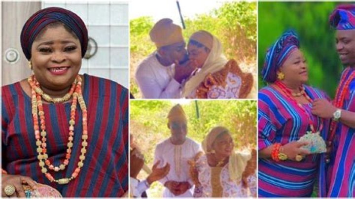 Toyin Tomato, Sisi Quadri, Others Congratulate Mama No Network As She Ties the Knot, Videos Stir Reactions