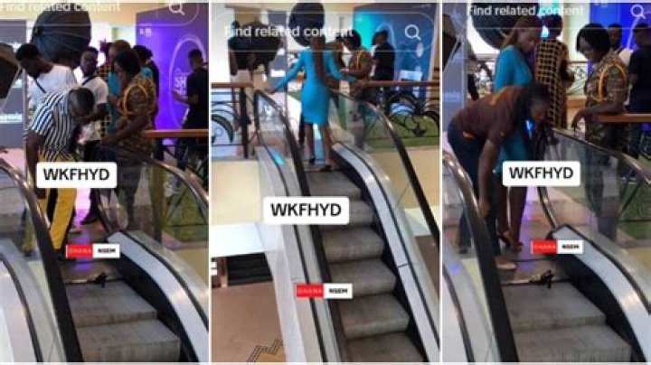 "She Will Never Forget this in Her Life": Lady's Heel Gets Stuck on Escalator in Video, People Gather Around