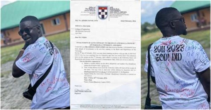 ABUAD: Man Finally Graduates from Nigerian University after 12 Years, Shares How He Got into Trouble