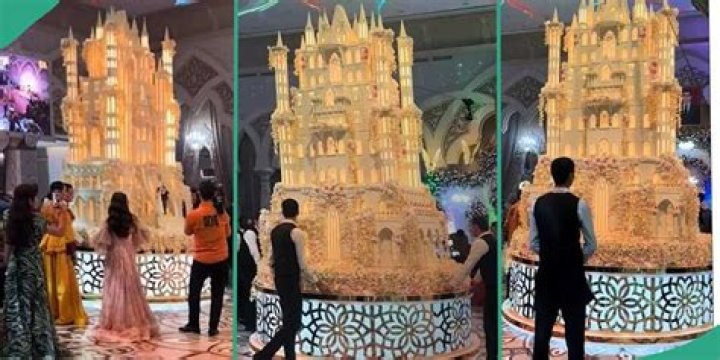 "Costs More Than a House": Couple's Gigantic Castle-Themed Wedding Cake Goes Viral on Social Media