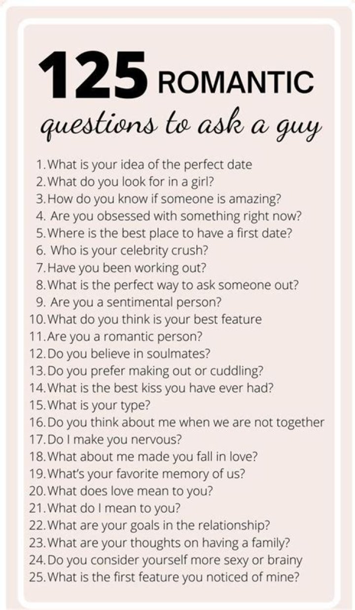 130 questions to ask to get to know someone romantically