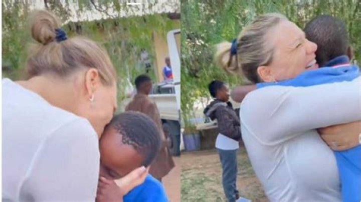 Single Black Mum of 4 Children Weds Oyinbo Lover, Video Goes Viral Online
