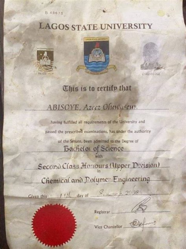 LASU Reacts to Degree Certificate Found at ‘Suya’ Spot