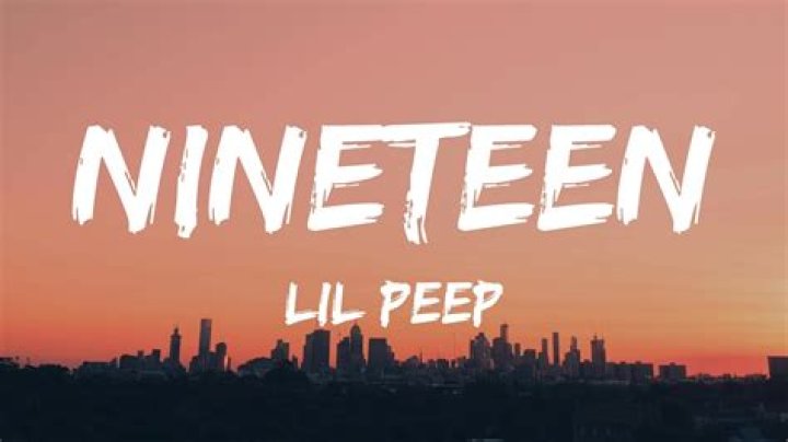Nineteen by Lil Peep from USA