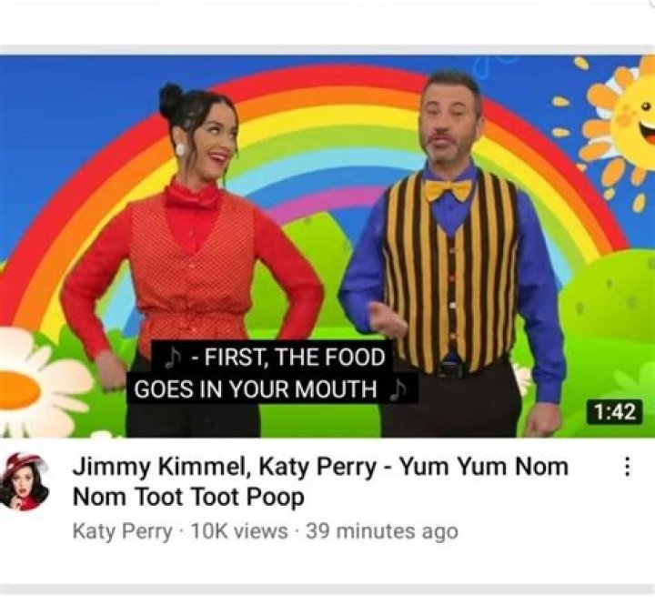 Yum Yum Nom Nom Toot Toot Poop by Katy Perry from USA