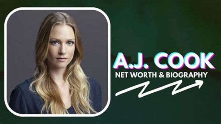 A. J. Cook Net Worth 2024