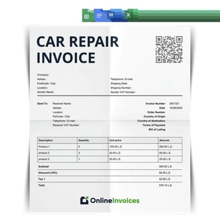 A repair bill for your car is $553. The parts cost $265. The labor cost is $48 per hour. Write and s