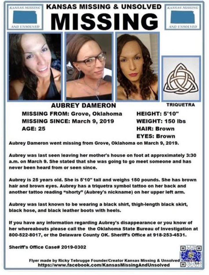Aubrey Dameron – Missing Person | Has she been found? Wiki, Age, Height, Net Worth, Relationship, Ethnicity, Career