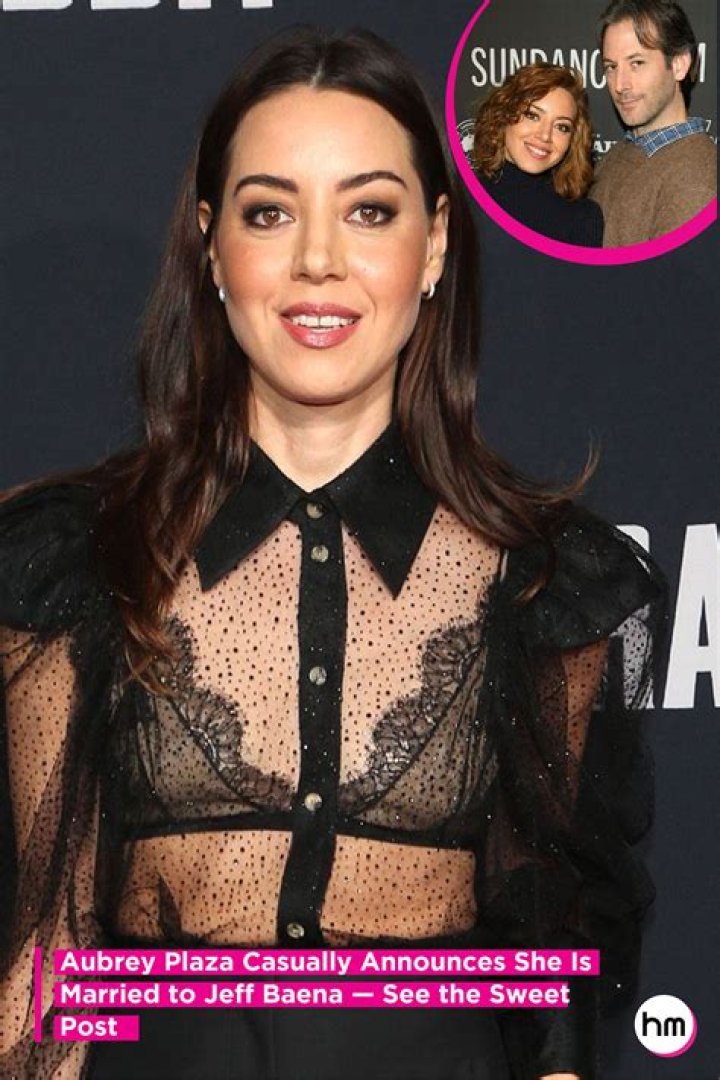 Aubrey Plaza Casually Announces She Is Married to Jeff Baena — See the Sweet Post
