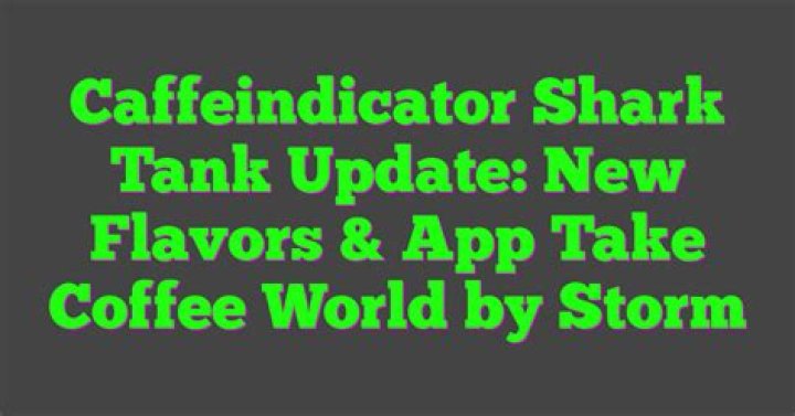 Caffeindicator Shark Tank – Founder, Net Worth and Investment