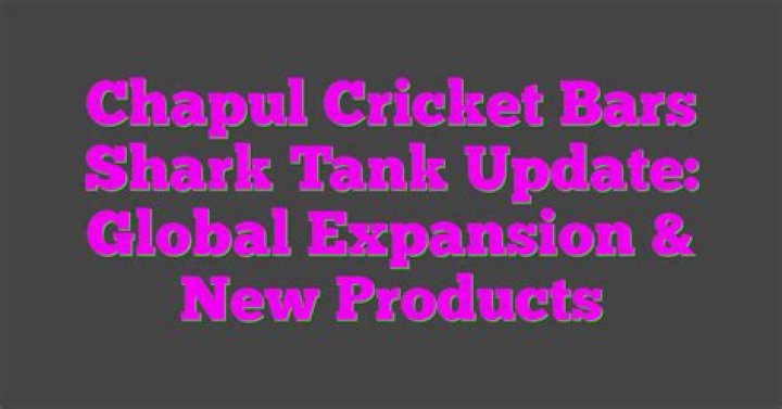 Chapul Cricket Bars Shark Tank – Founder, Net Worth and Investment