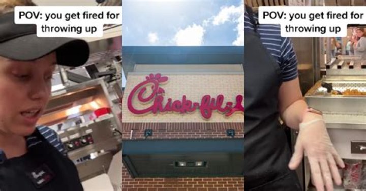 “It’s a Food Safety Hazard” — Chick-Fil-a Worker Says He Was Fired for Throwing up on the Job