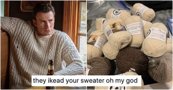 Guy Orders Chris Evans Sweater from 'Knives Out' — But There's Some Assembly Required