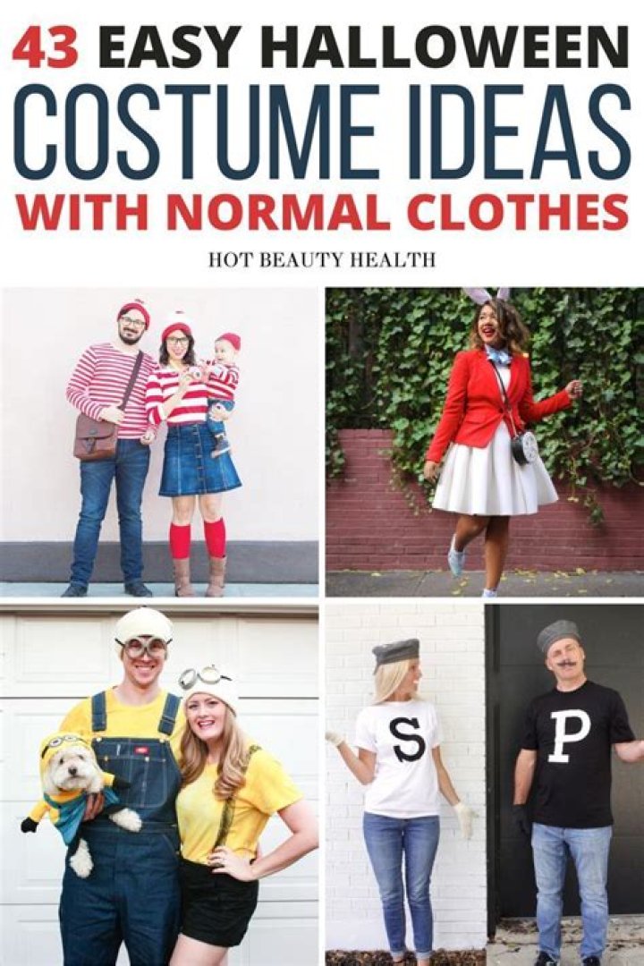 11 Quick and Easy Halloween Costumes Using Normal Clothes