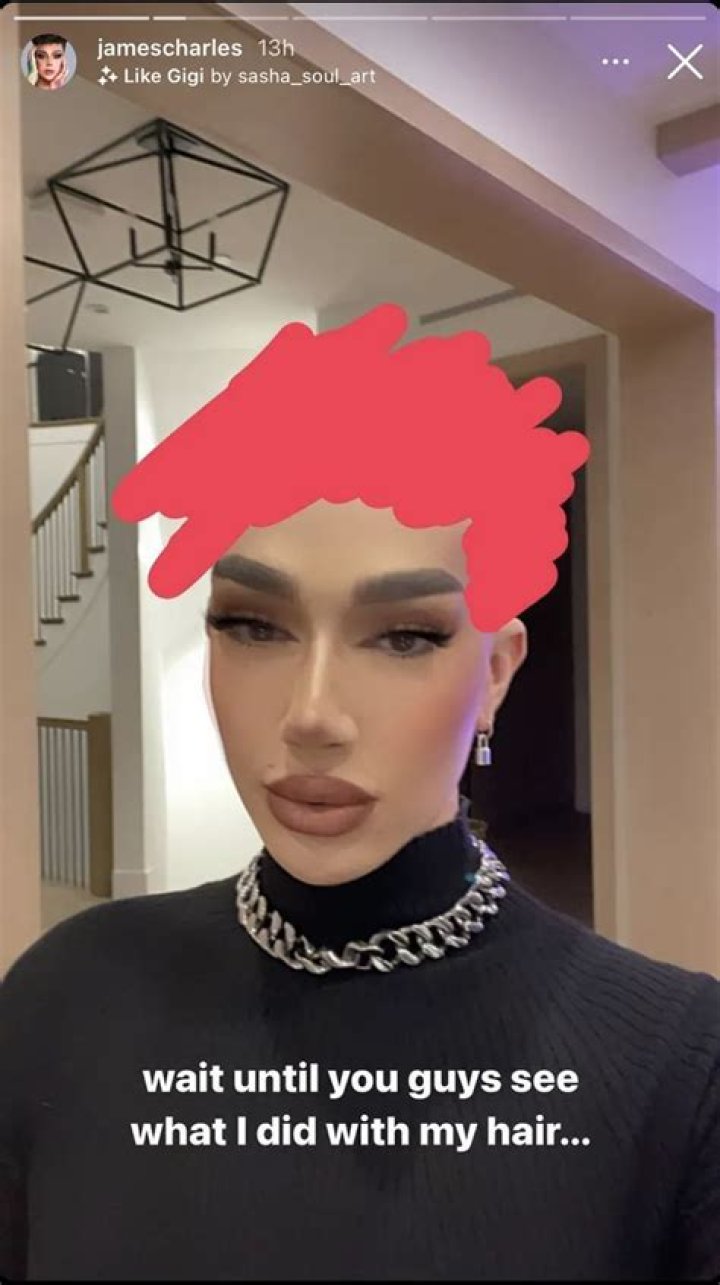 James Charles May Have Shaved His Head, but Some Fans Think It's a Trick