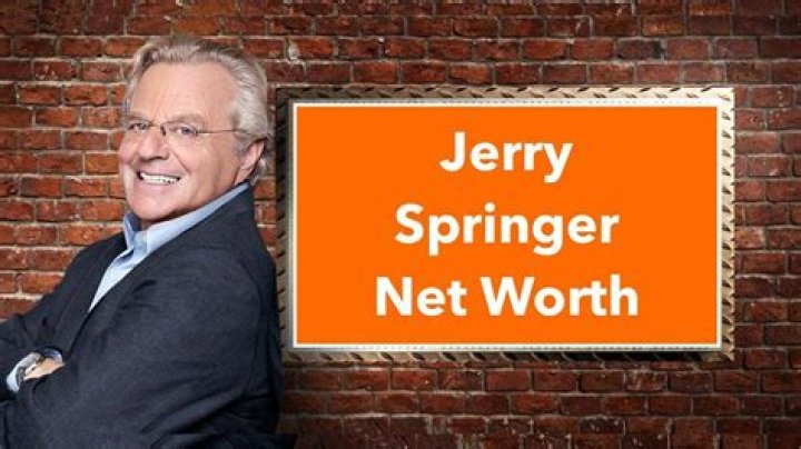 Jerry Springer's Successful Career Netted Him Tens of Millions of Dollars