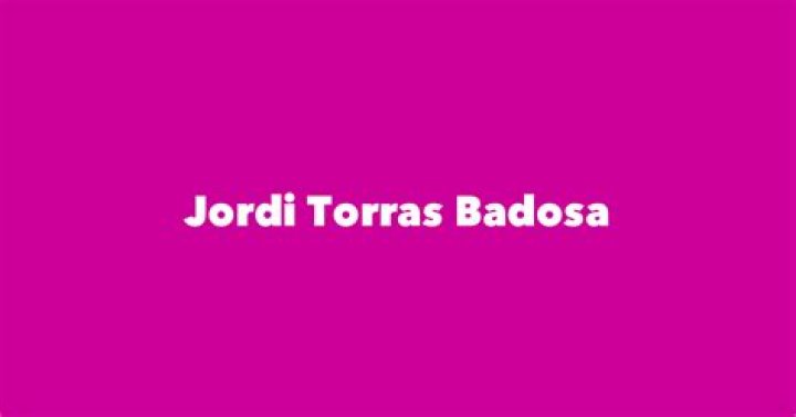 Jordi Torras Badosa