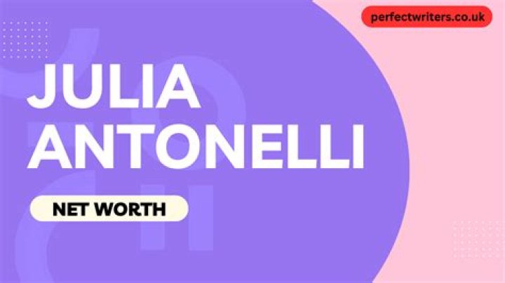 Julia Antonelli Net Worth – How Much Is Julia Antonelli Worth?