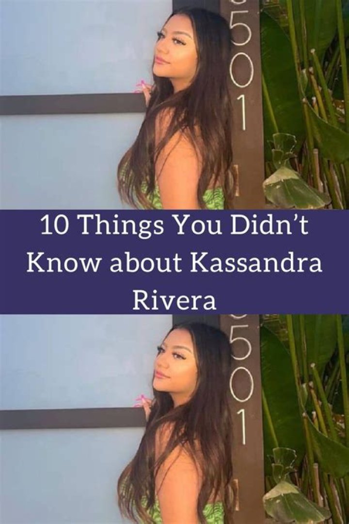 Kassandra Rivera- Wiki, Net Worth, Boyfriend