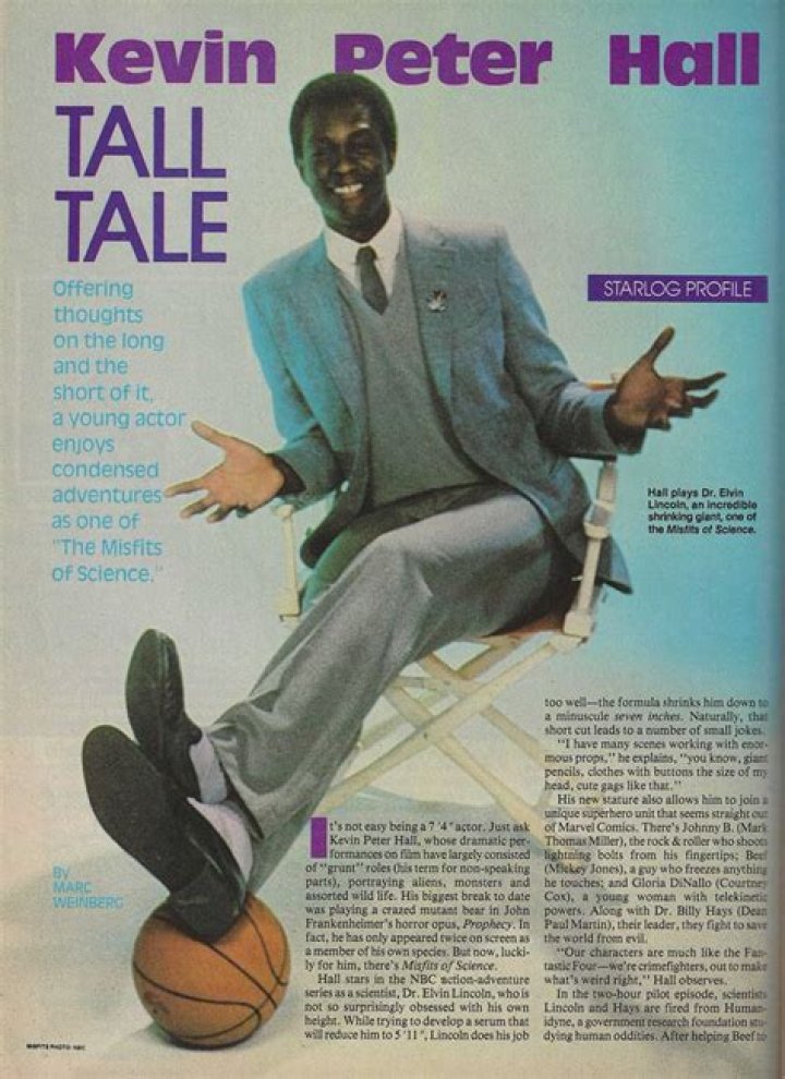 Kevin Peter Hall Height