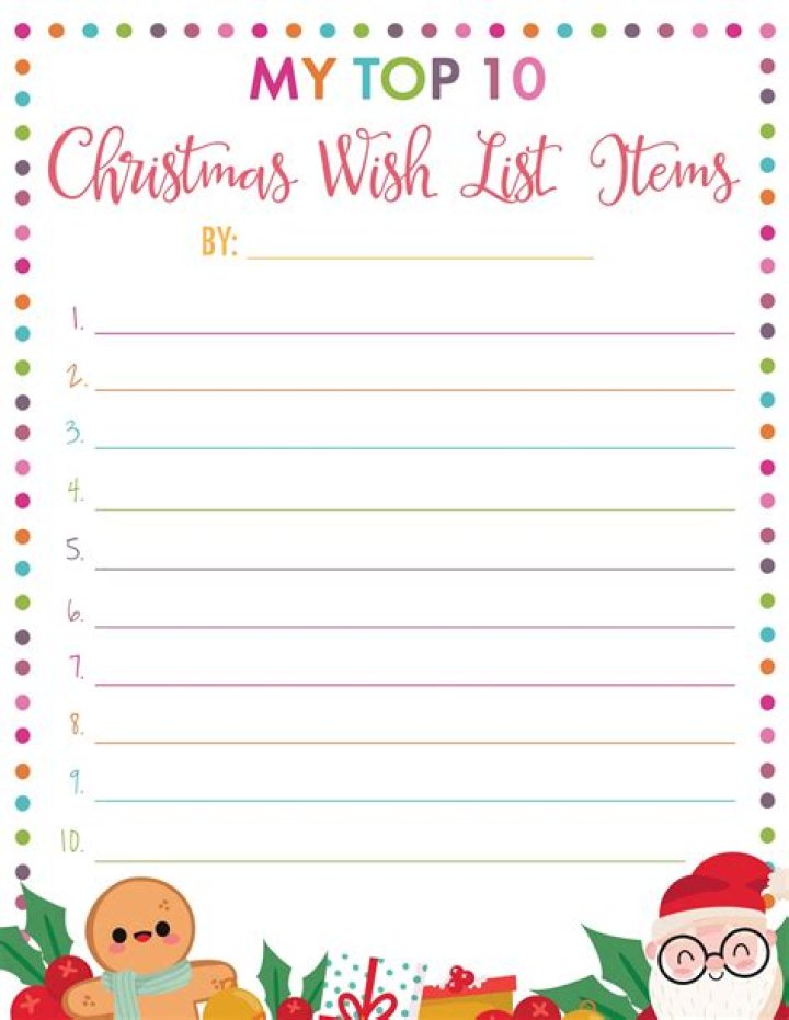 16 Hilarious Christmas Lists Written by Kids