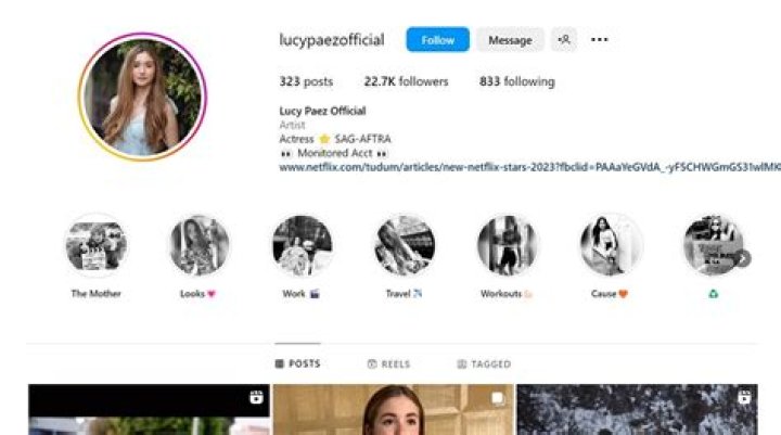 Lucy Paez Age (Actress), Wiki, Height, Biography, Net Worth, Parents, Education & Nationality