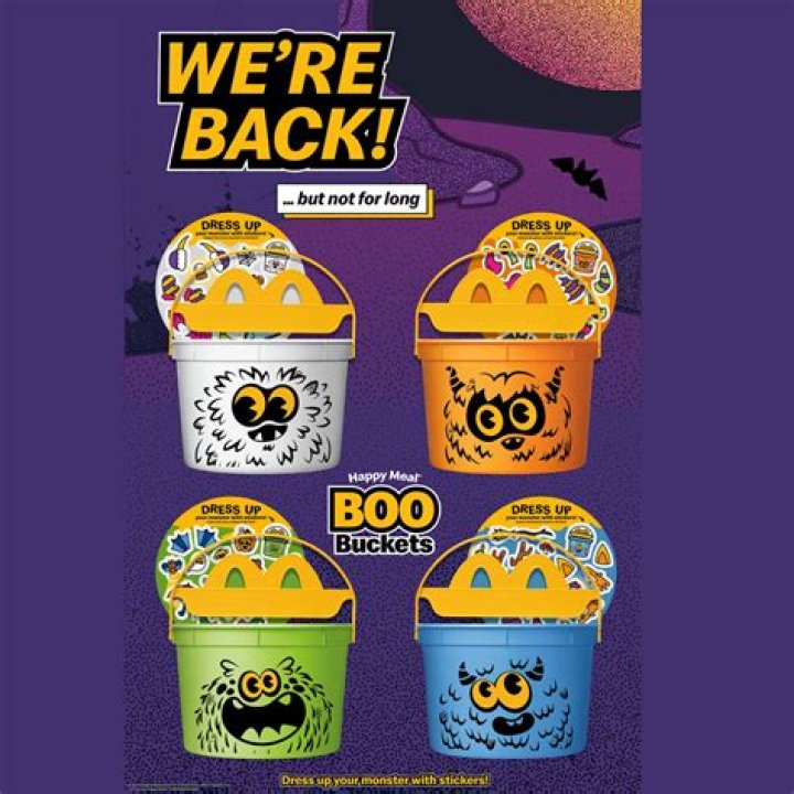 McDonald's Is Back in the Spooky Spirit With Four New Halloween Buckets