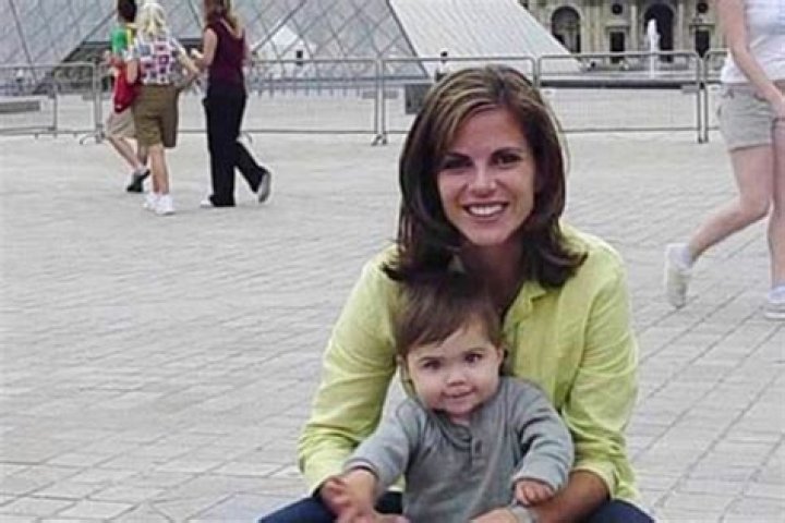 Natalie Morales with son Joseph Stockton Rhodes