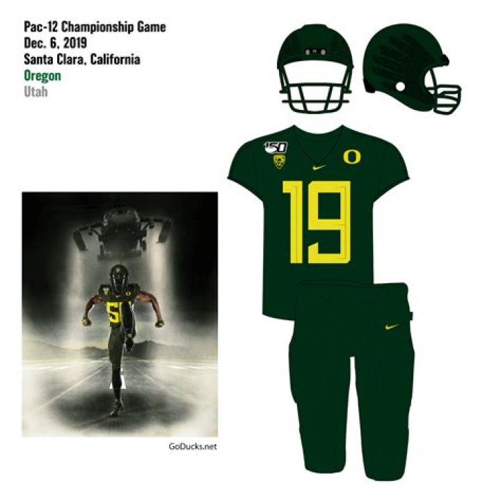 Oregon to Wear 13th Different Uniform in Pac-12 Championship
