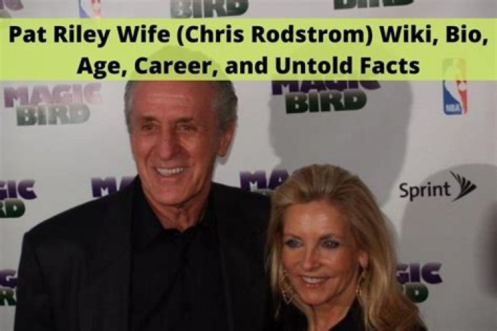 Pat Riley’s Wife, Chris Rodstrom, Secret Behind Their 5 Decades Of Marriage