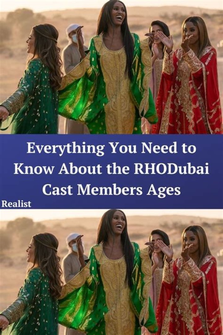 How Old Are the Cast Members on 'RHODubai' Season 1?