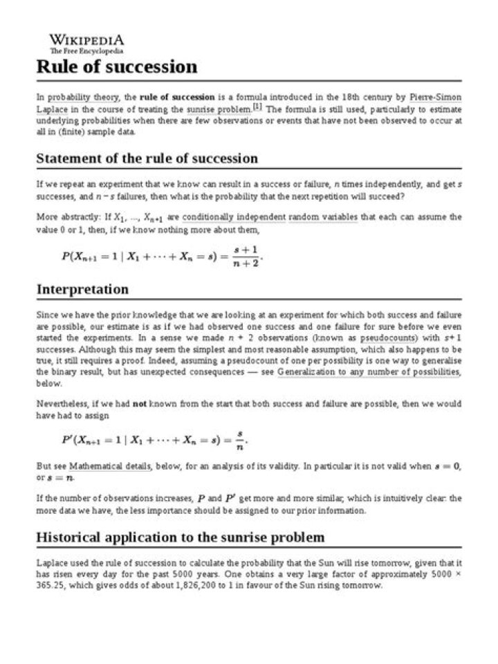 Given successes in independent trials, what is the probability that