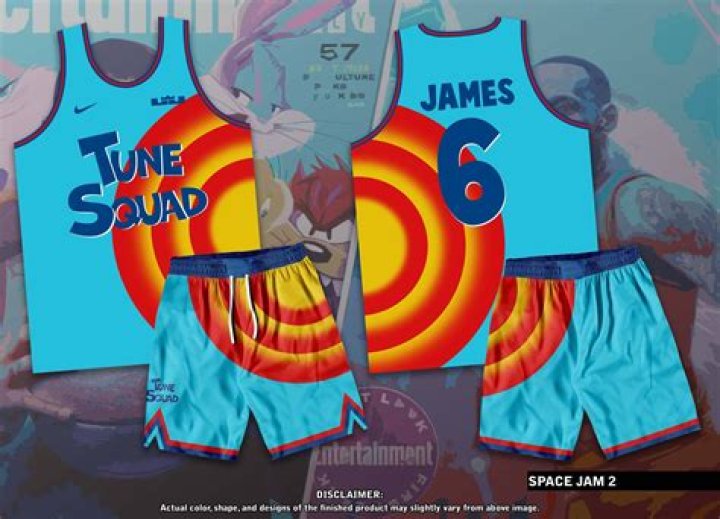 LeBron James Reveals "Tune Squad" Jersey for Upcoming 'Space Jam' Sequel