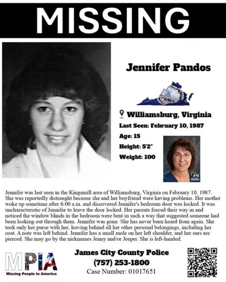 Virginia Jennifer Pandos Missing Update: Not Found Brother Seeks Help