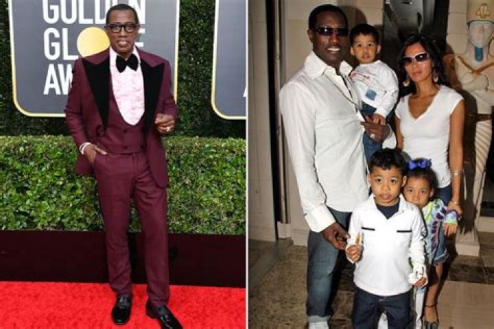 Wesley Snipes with his Children