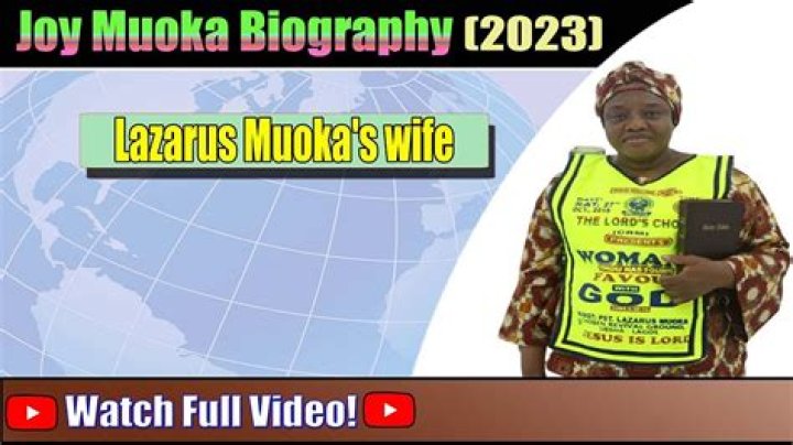 Who Was Joy Muoka, Lazarus Muoka First Wife? Wikipedia